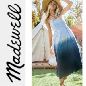 Madewell Dye Dip Pintuck Cami Dress